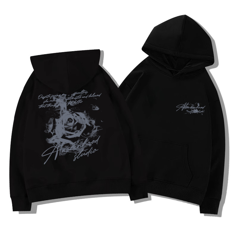 Fear Of God Essential - Rose Flower Men Women Hoodie Pullover