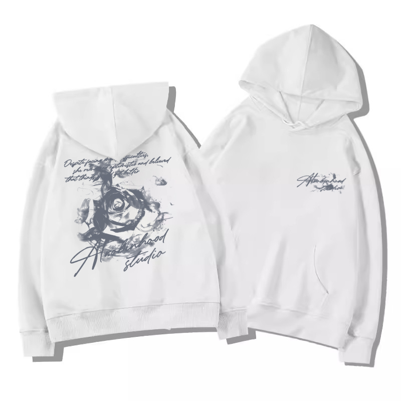 Rose Flower Men Women Hoodie P - đánh giá và giá Fear Of God Essential