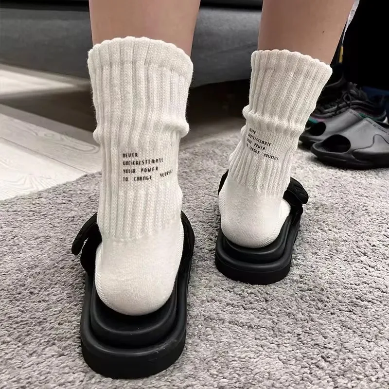 Cotton Letter Socks Men and Wo - đánh giá và giá Fear Of God Essential