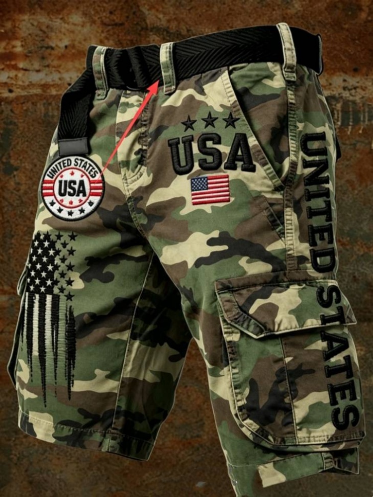 Mens Camo Cargo Shorts USA Fla - đánh giá và giá Corteiz Cargo Pant