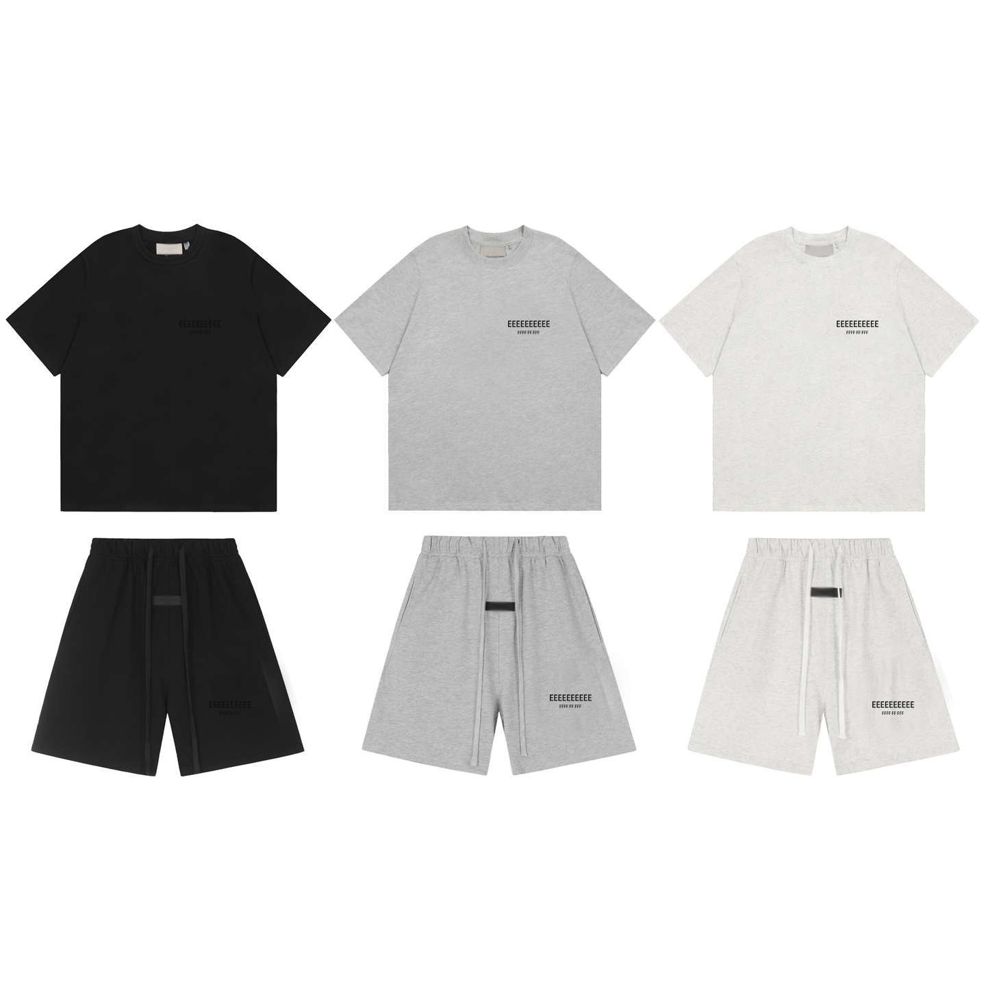 Bộ quần áo thun và quần short  - đánh giá và giá Fear Of God Essential
