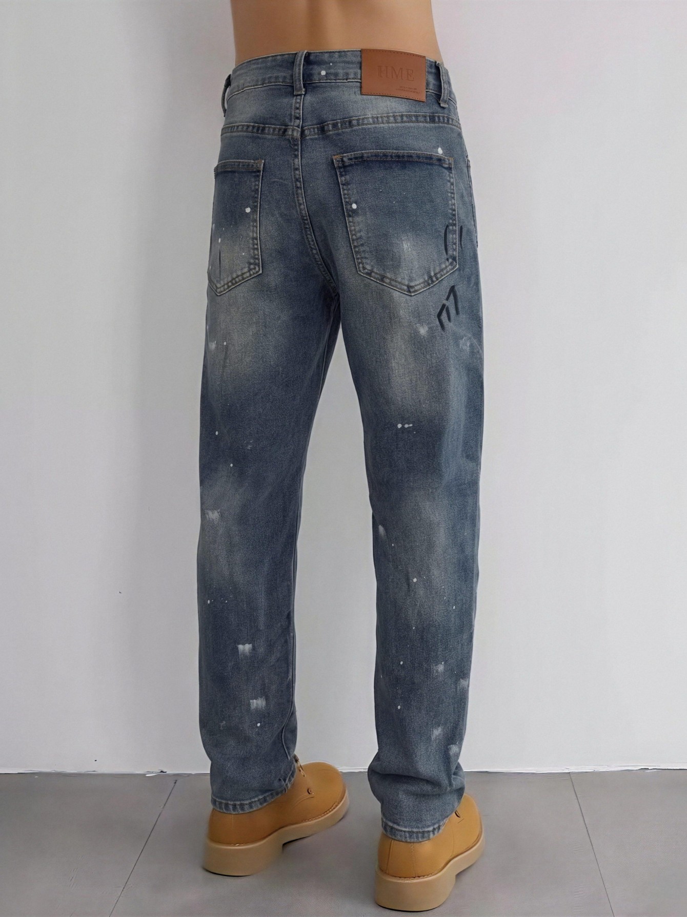 【HME】Men's Jeans | Ripped Dist - đánh giá và giá Streetwear Brand Tags